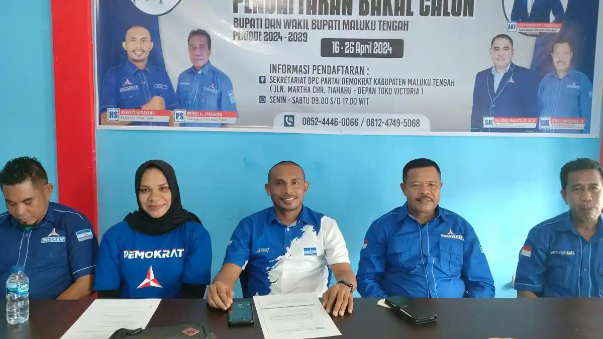 DPC Partai Demokrat Dapat 6 Nama yang Daftar Bacalon Bupati dan Wakil Bupati Maluku Tengah