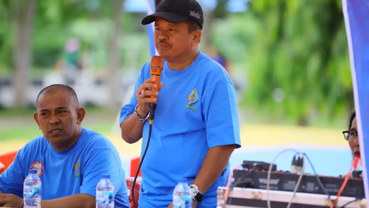 Wakil Bupati Abdul Sahid Tegas Anti Titip Nama pada Seleksi Atlet Voli Porkab 2025