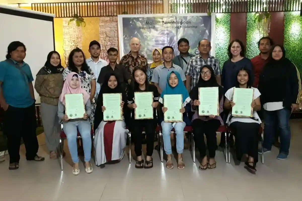 Malam Penghargaan untuk Penerima Beasiswa Peduli Orangutan Kalimantan