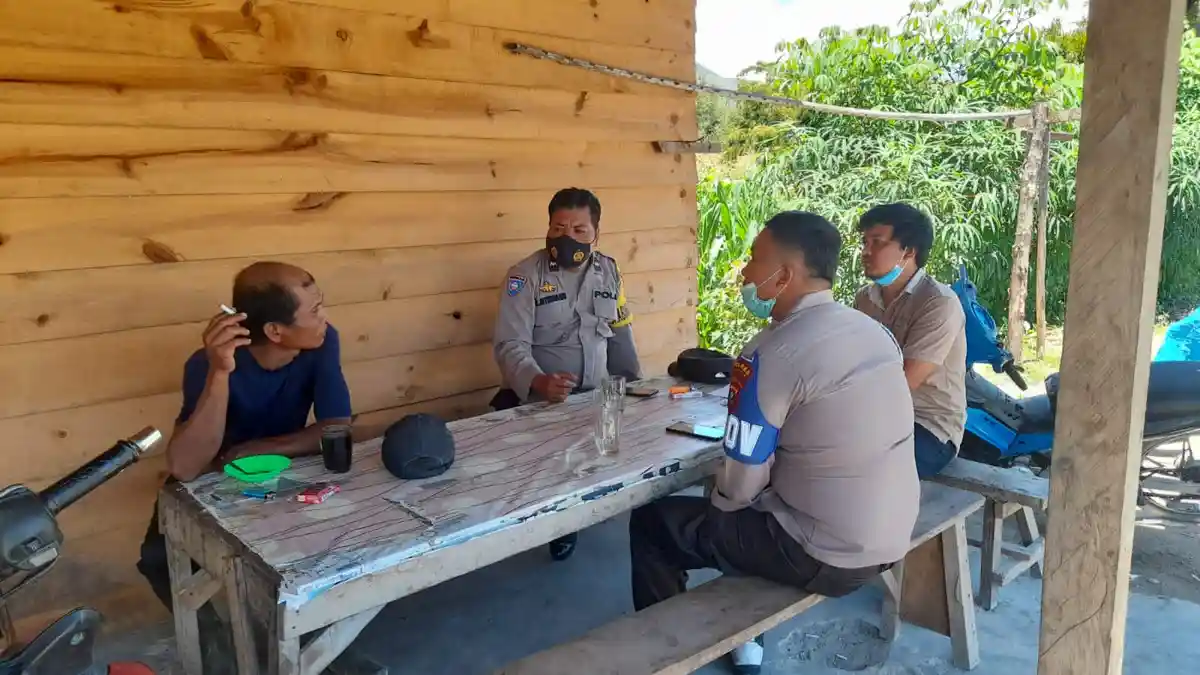 Demi Herd Humanity Masyarakat Samosir, Ps Kanit Binmas Polsek Pangururan Polres Samosir, Lakukan Ini