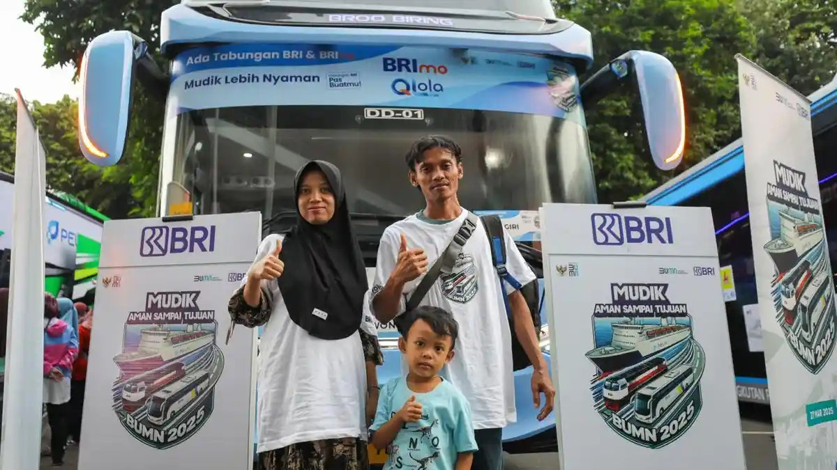 Dukung Mudik Nyaman, BRI Group Angkut 8.482 Pemudik ke Pulau Jawa & Sumatera Secara Gratis