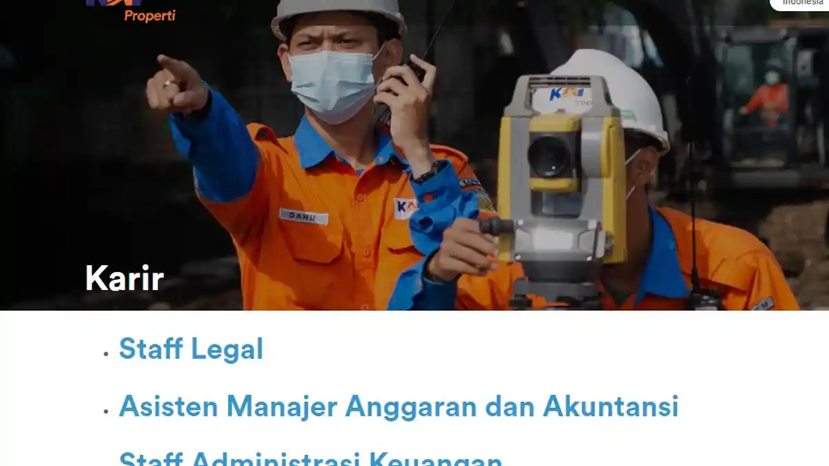 Lowongan Kerja PT KA Properti Manajemen, Dibuka untuk Lulusan S1, Simak Syarat dan Link Daftarnya