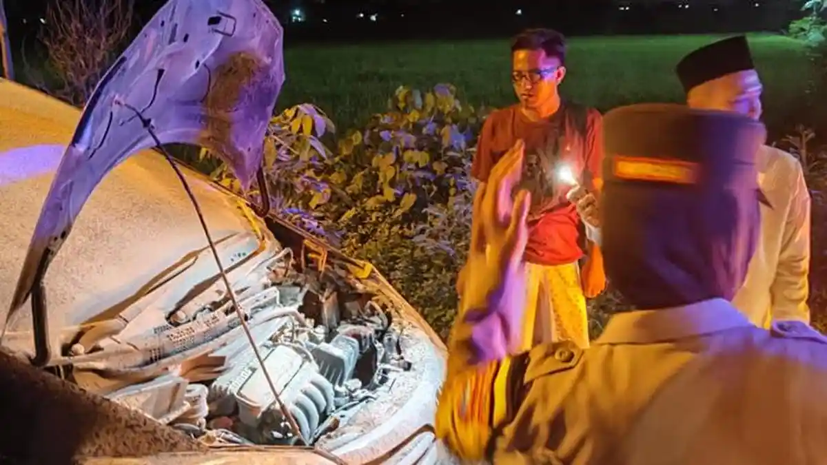 Mobil Pemudik Terbakar di SPBU Tembelang Jombang, Diawali Dari Gas Blong