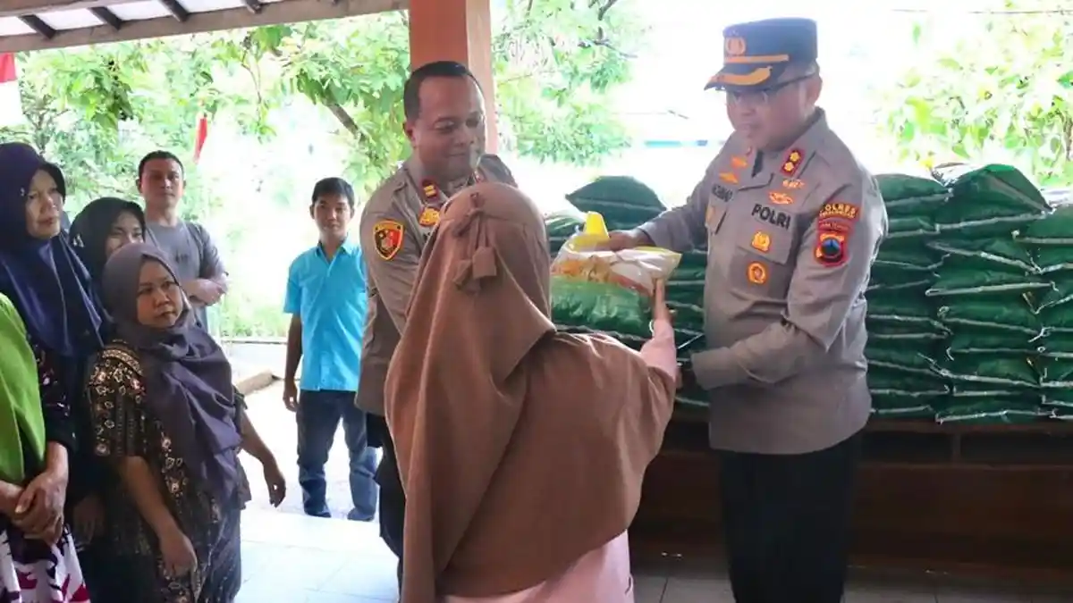Polres Pekalongan Luncurkan Operasi Pasar Murah, Hingga 20 Agustus Tersedia 13,5 Ton Beras