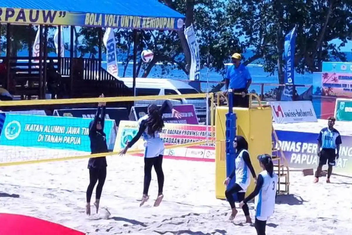Daftar Nama-nama Pemain Voli Pantai Nasional Semifinalis Sirnas Seri 1 2023 di Papua Barat