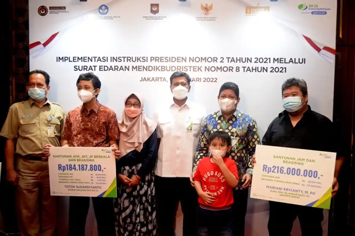 Kemendikbud Ristek Dorong Seluruh Ekosistem Pendidikan Dilindungi BPJS Ketenagakerjaan