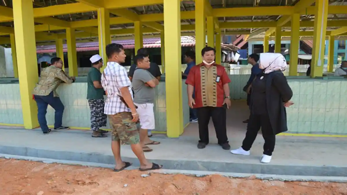 Pedagang Pasar Puan Maimun Karimun Keluhkan Tempat Relokasi, Ukuran Lapak Lebih Kecil