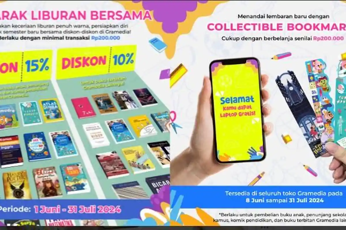 Gramedia Hadirkan Promo Menarik Berbagai Koleksi Komik dan Buku Anak,  Diskon hingga 15 Persen