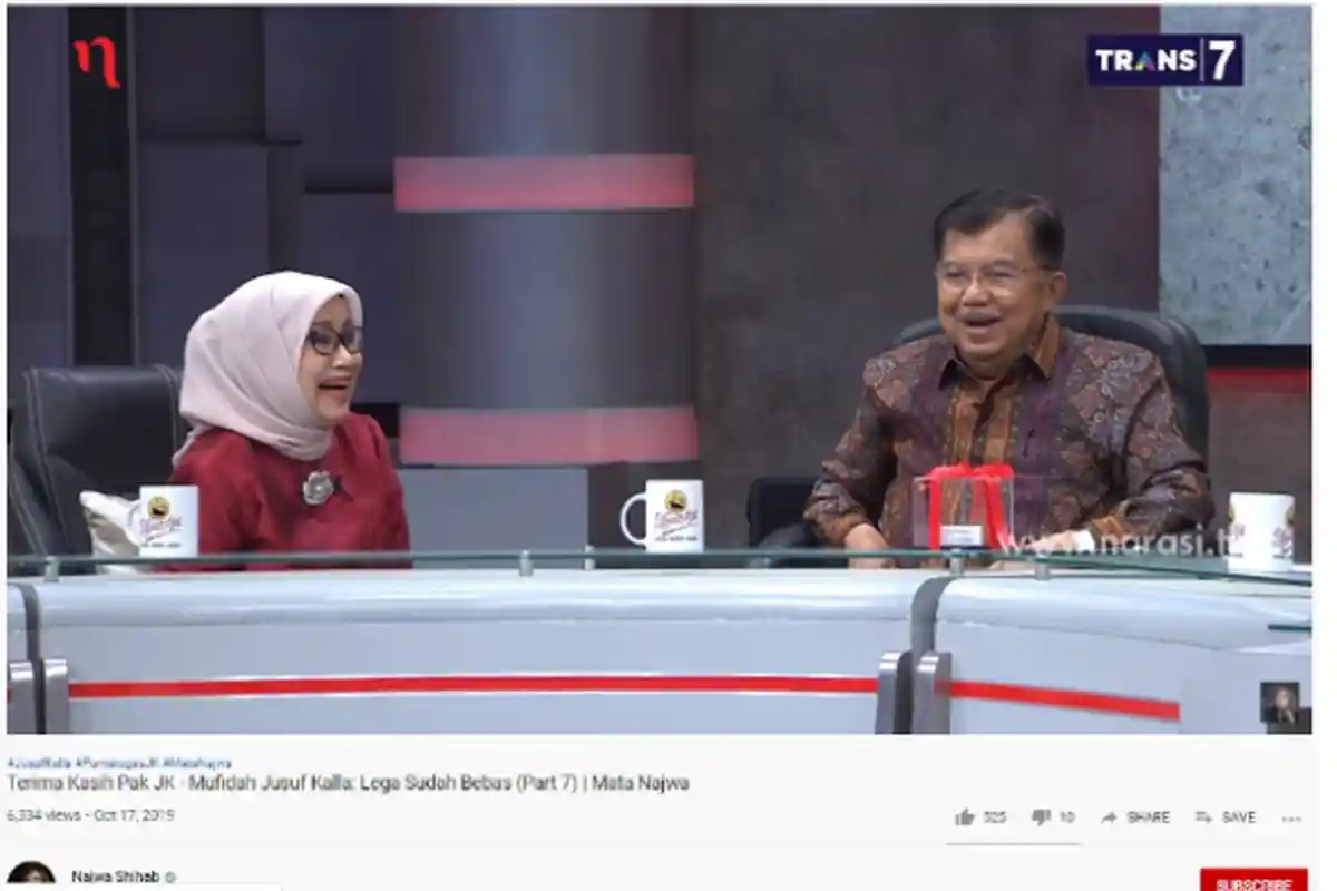 Begini Ungkapan Perasaan Istri Jusuf Kalla Jelang Berakhirnya Tugas sang Suami: Lega Sudah Bebas