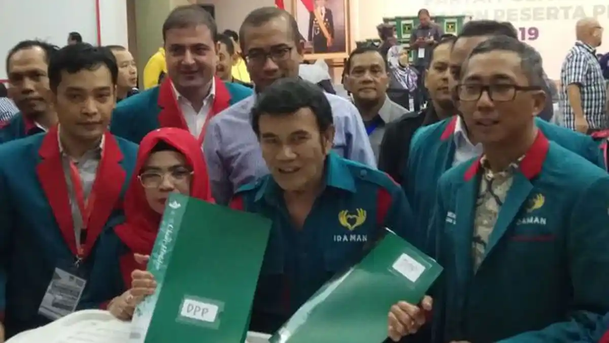 Daftar sebagai Peserta Pemilu ke KPU, Rhoma Irama Hanya Berharap Partai Idama Lolos