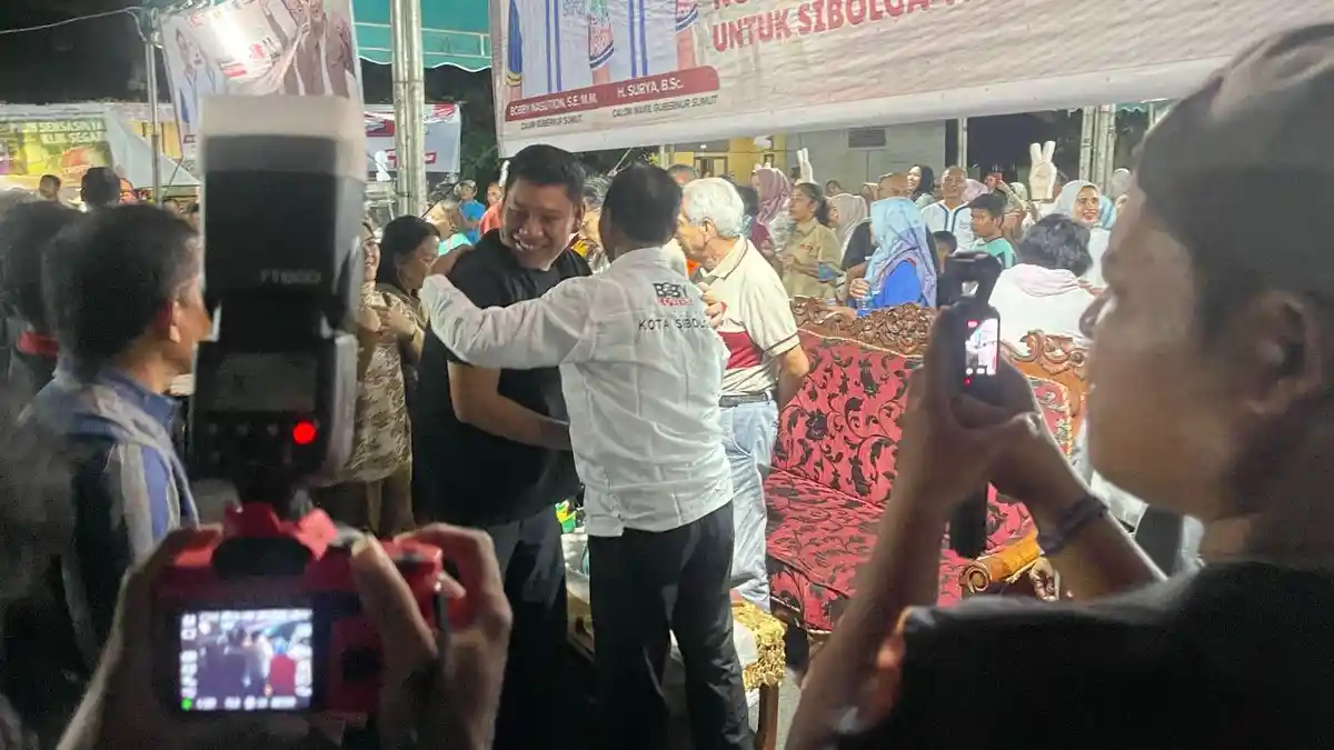 Personel Polres Sibolga Laksanakan Pengamanan Kampanye Dialogis Calon Wali Kota