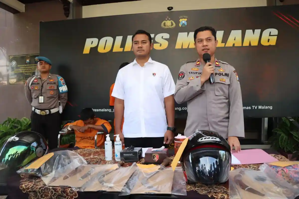 Marak Pencurian Motor, Terungkap 33 Kasus dalam 10 Hari, Polres Malang Gencarkan Patroli