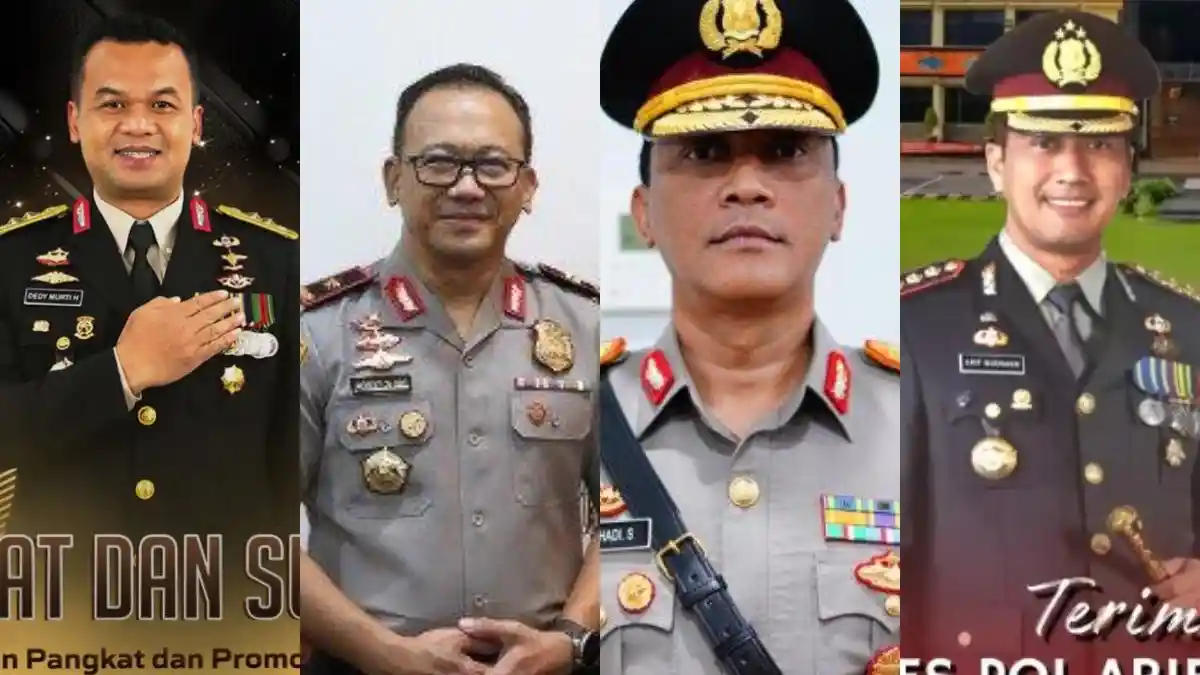 8 Calon Kapolda Alumni Akpol 1999, Terbaru Arif Budiman Pecah Bintang