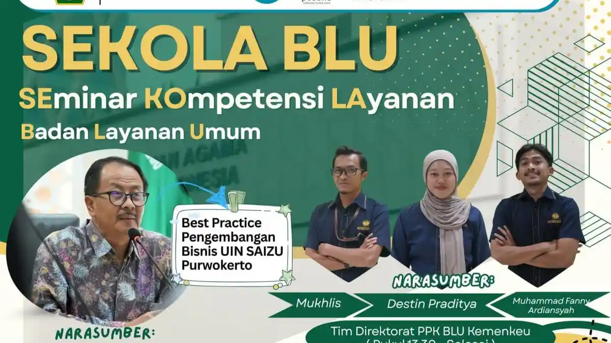 Warek II UIN Saizu Paparkan Inovasi Pengelolaan Keuangan di SEKOLA BLU 2025