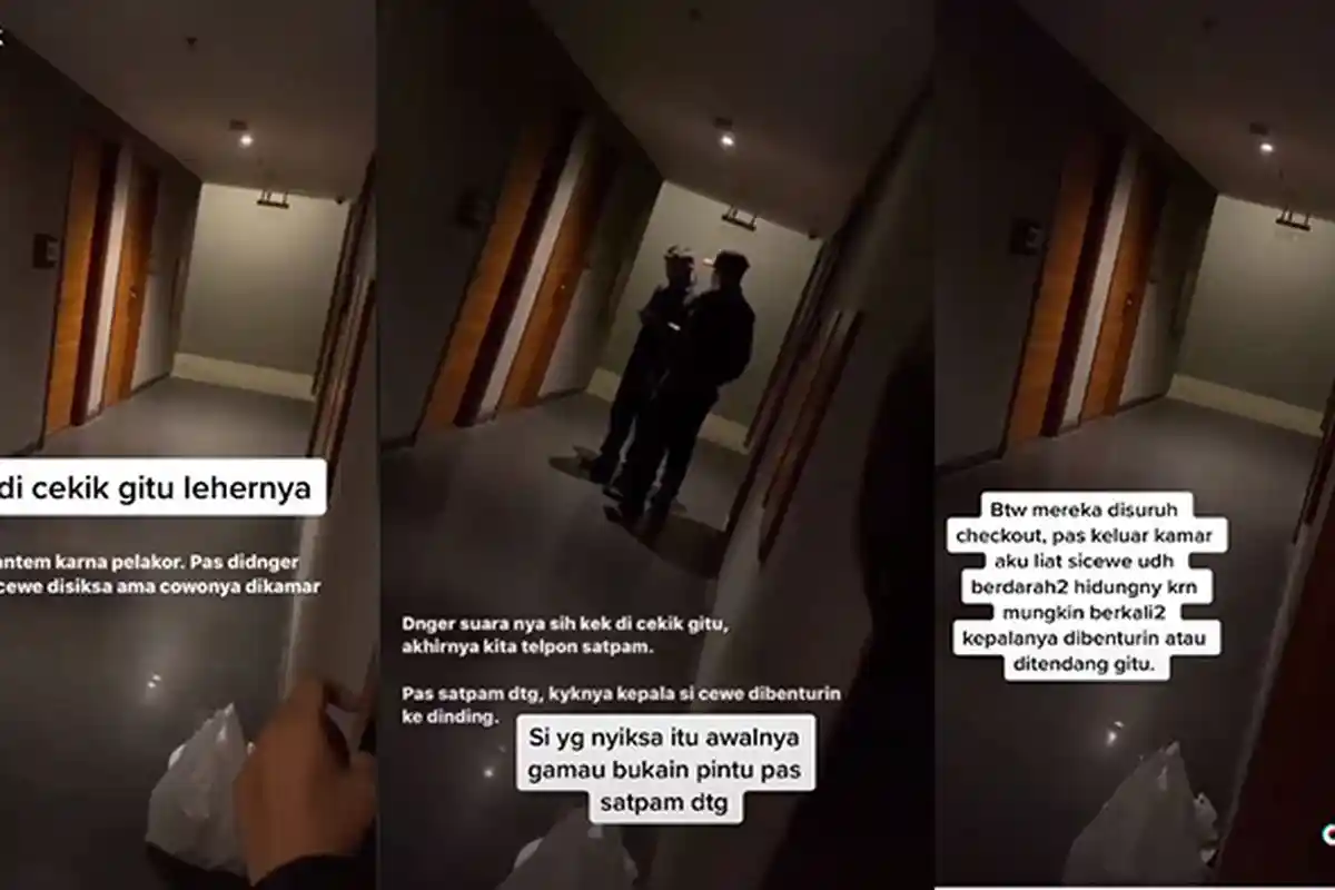 Viral Wanita Menjerit Dalam Kamar Hotel Hingga Berdarah, Ini Penjelasan Pengunggah Video