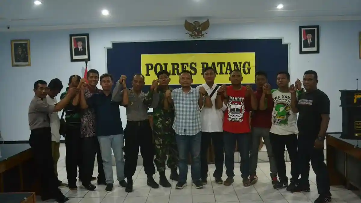 Jelang Derby Megono, Polres Batang Undang Perwakilan Suporter Batang dan Pekalongan