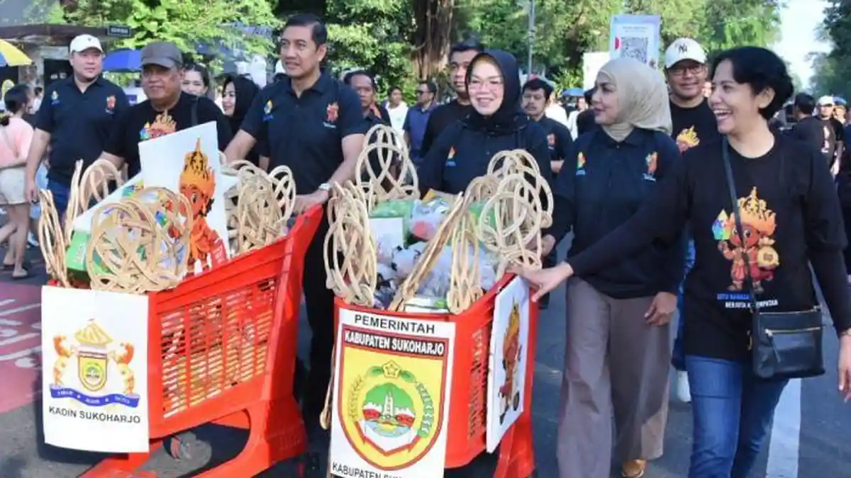 Jadi Produk Unggulan di Sukoharjo, Jamu Gendong Unjuk Gigi di Solo Raya Great Sale CFD Slamet Riyadi