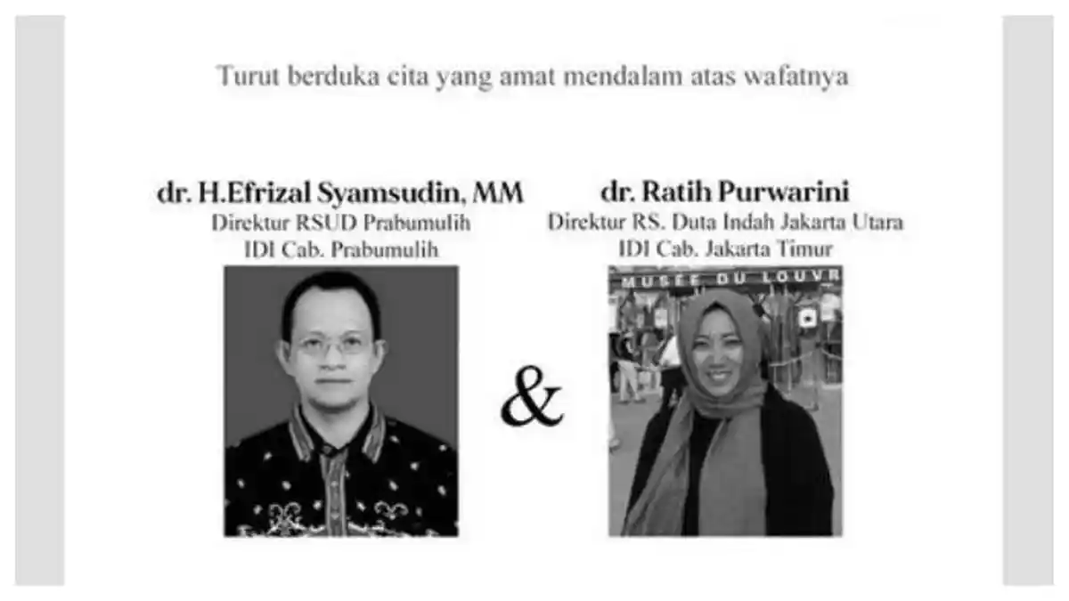 IDI Berduka, Kehilangan Dua Dokter Direktur Rumah Sakit