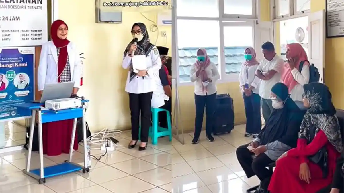 Promkes RSUD Chasan Boesoirie Ternate Gelar Penyuluhan Kesehatan Glaukoma