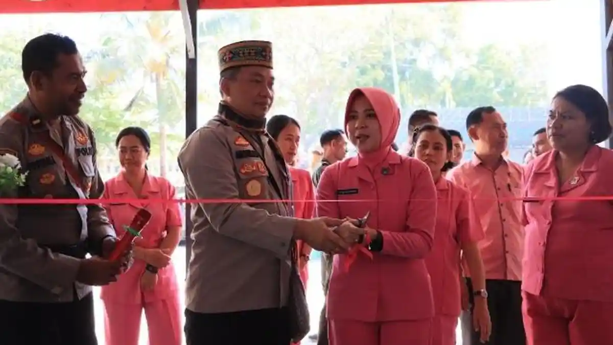 Polres Manggarai Barat Bangun Taman Baca di Lembor, Edukasi Kebiasaan ...