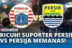 VIDEO - Ketegangan Suporter Persib vs Persija Pecah di Karawang, Polisi Bergerak Cepat