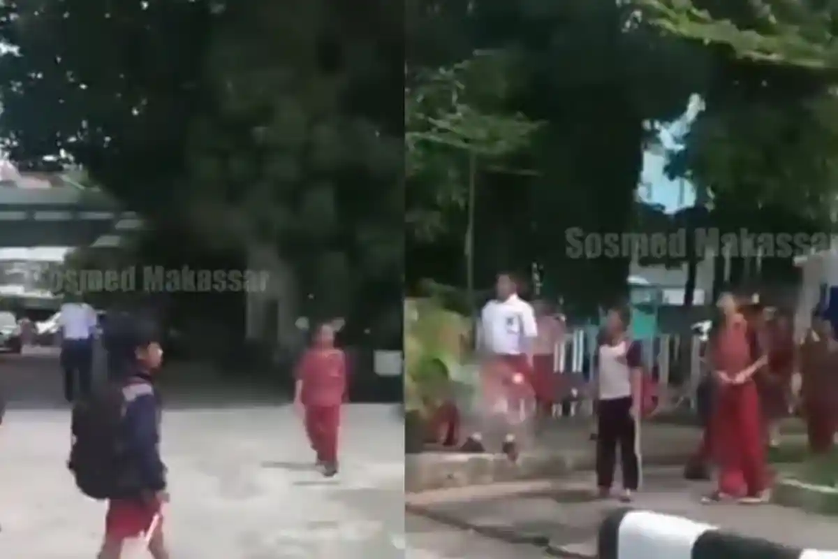 Gara-gara Cinta Ditolak, 2 Sekolah Dasar (SD) di Makassar Saling Tawuran!
