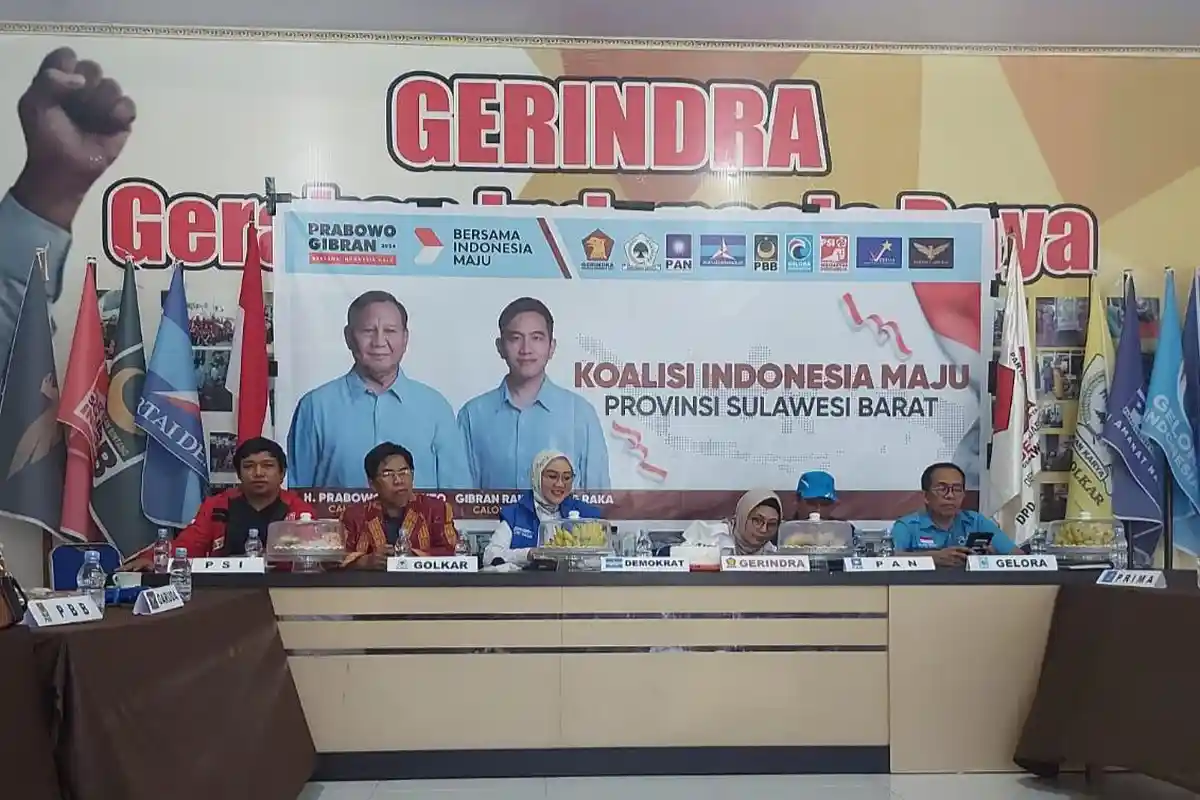 Tim Kampanye Daerah Target Prabowo-Gibran Menang 80 Persen di Sulbar