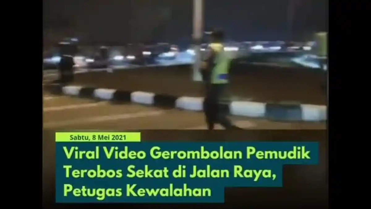 Soal Video Viral Pemudik Terobos Pos Penyekatan, Kapolres Karawang: Semalam Puncaknya Arus Mudik