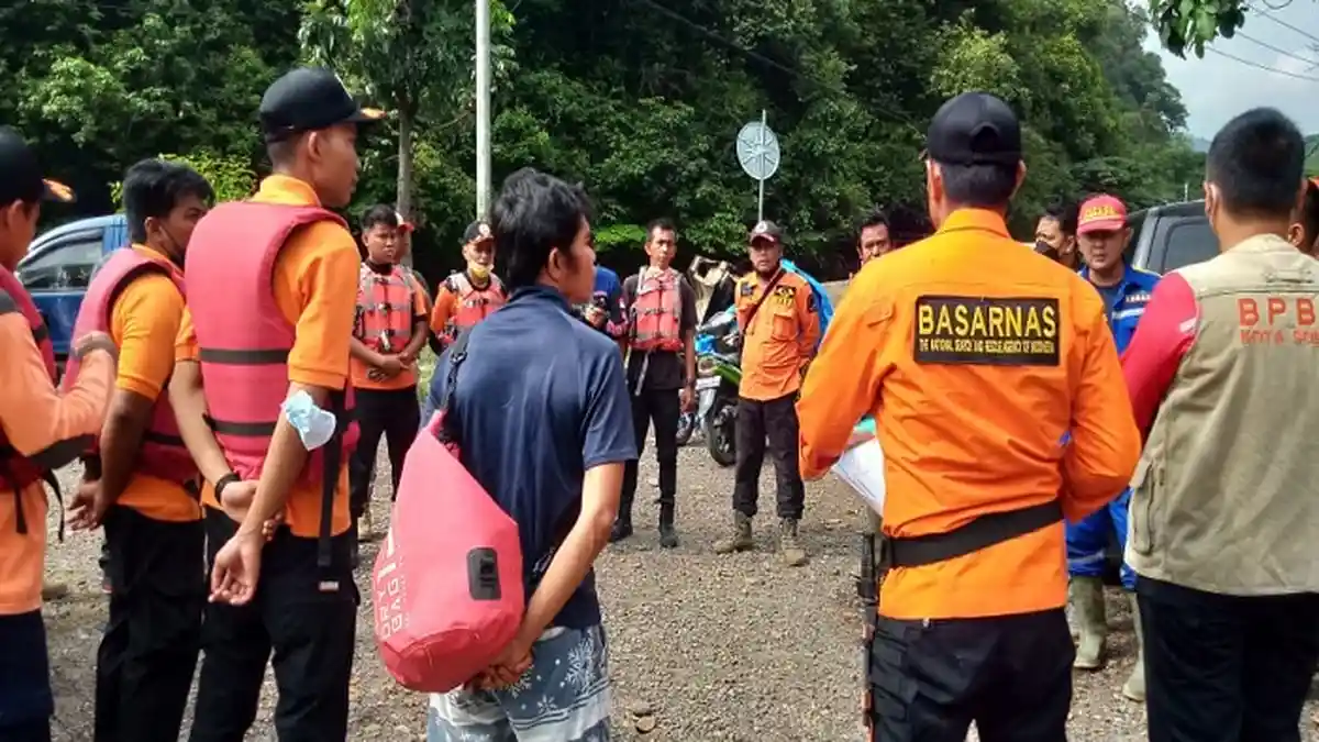 Update Tim SAR Terkendala Sungai Keruh, dan Informasi Belum Akurat, Siap Kerahkan Tim Darat dan Air