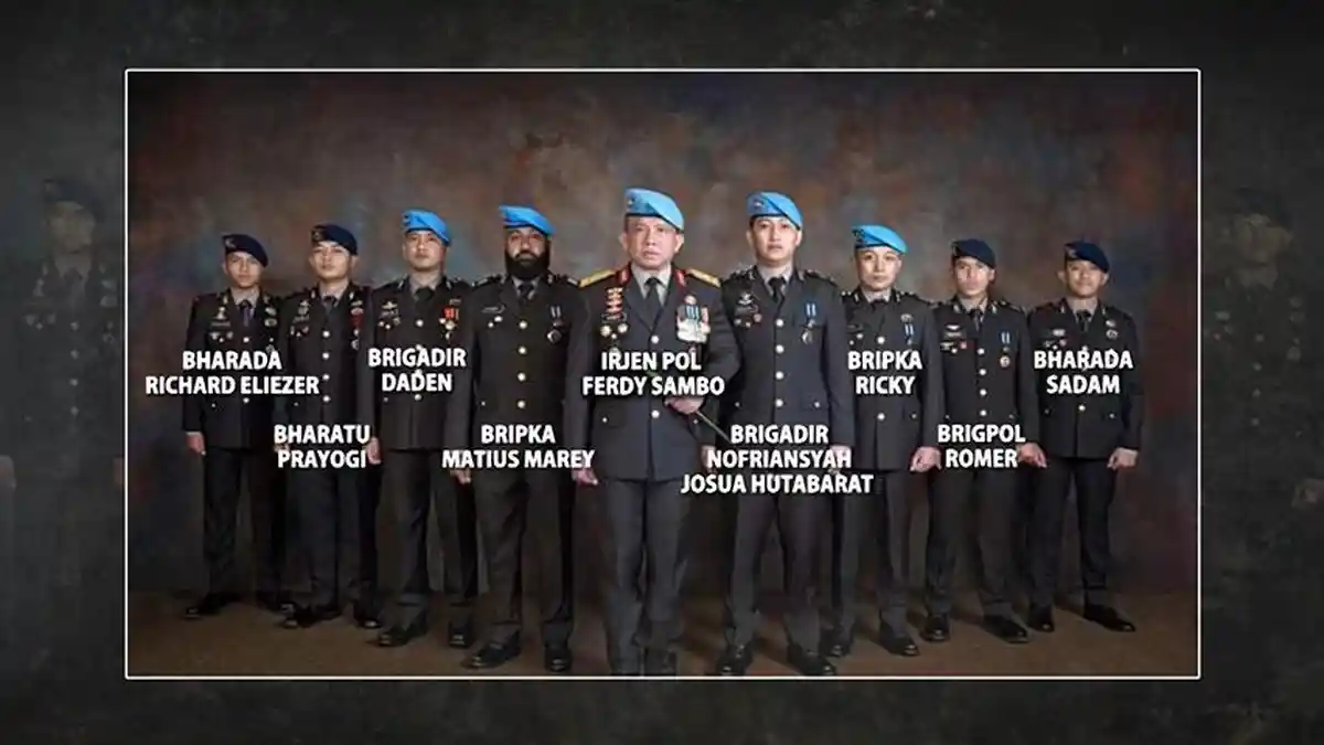Daftar Nama 8 Ajudan Irjen Pol Ferdy Sambo, Dua Sudah Jadi Tersangka, Aktor Intelektual Terungkap