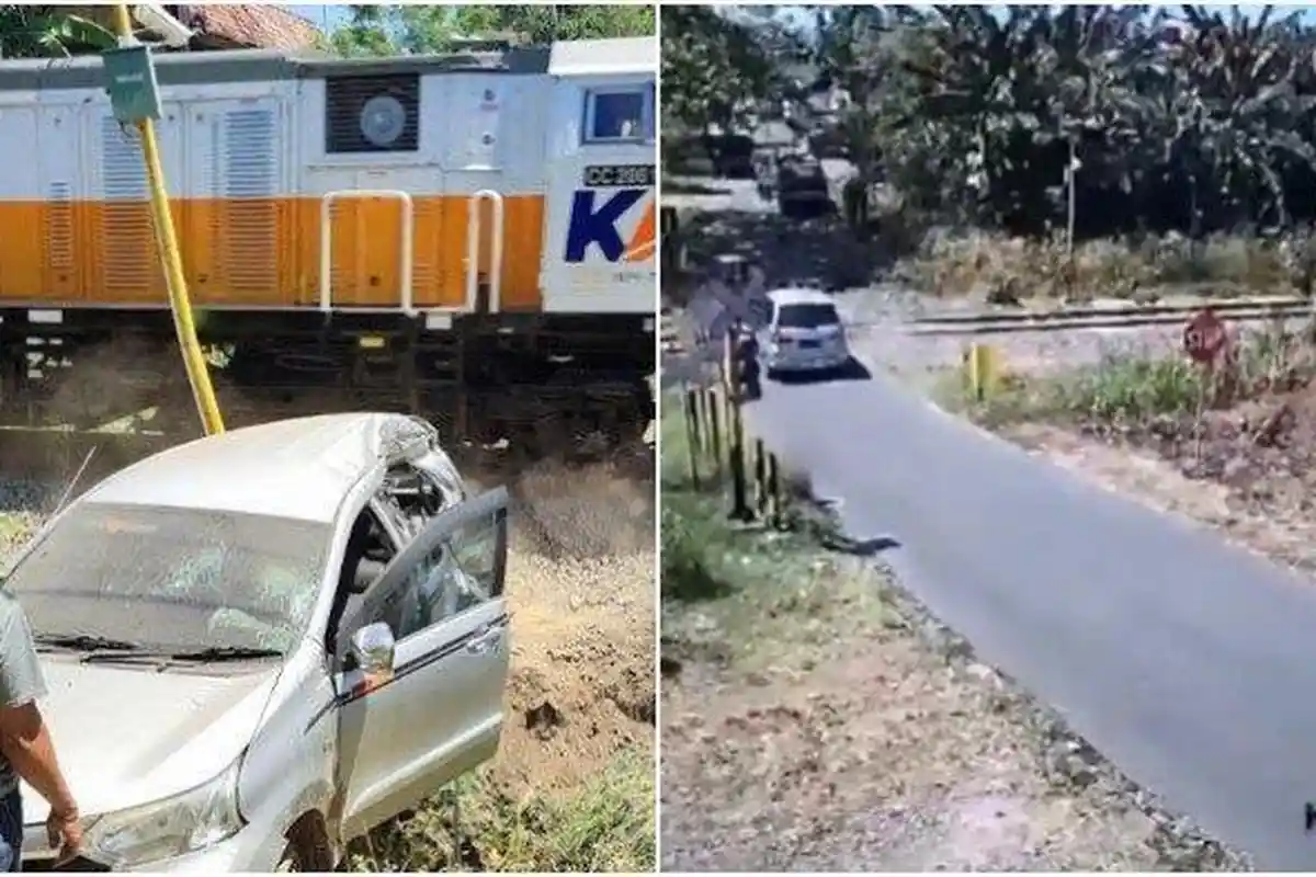 Tabrakan Kereta Api vs Mobil di Banyuwangi, Ini Kronologinya, Pengemudi Tak Tahu Kereta akan Lewat
