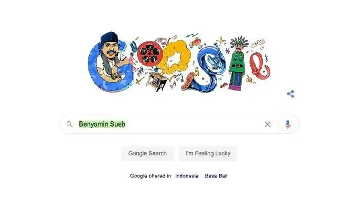 Wafat 25 Tahun Lalu, Benyamin Sueb Multitalenta Masih Melegenda, Muncul di Google Doodle Hari Ini