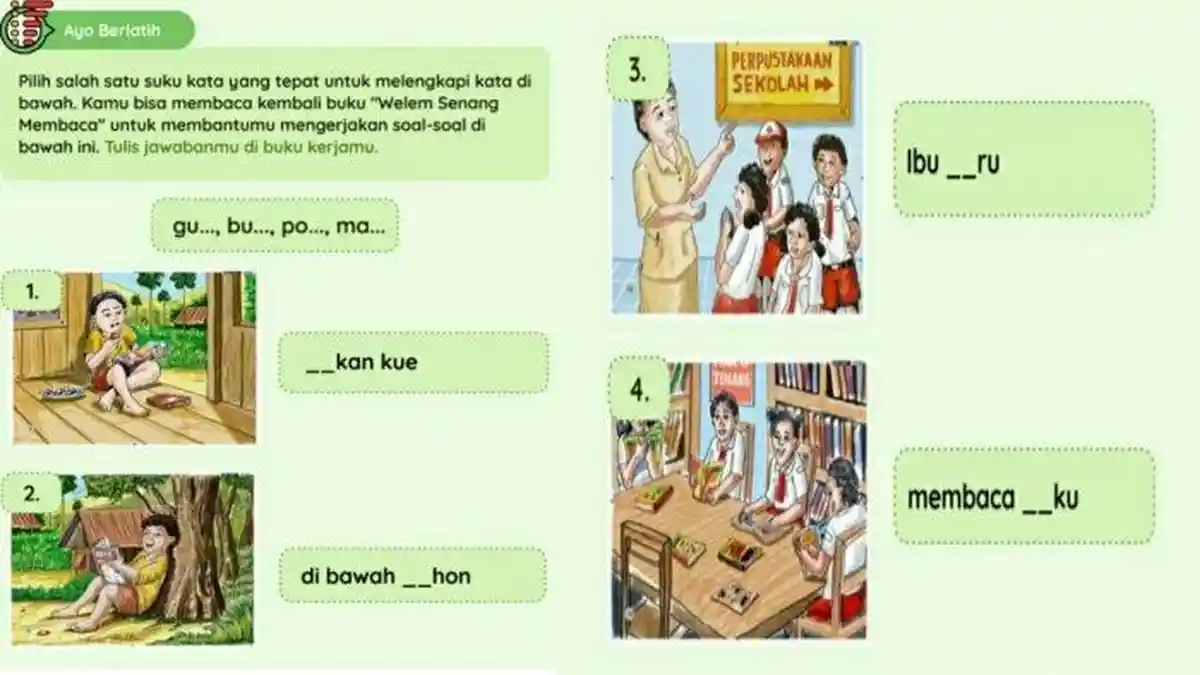 Kunci Jawaban Buku Tematik 5 Kelas 5 SD Halaman 100 dan 101 Subtema 3 Pembelajaran 1 Membaca Teks