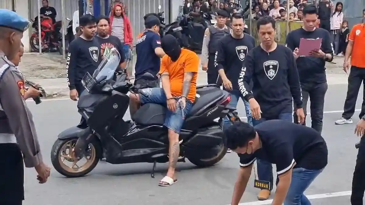 Aksi Pembunuhan Direncanakan Detail, Polisi Rekonstruksi Penembakan Samarinda