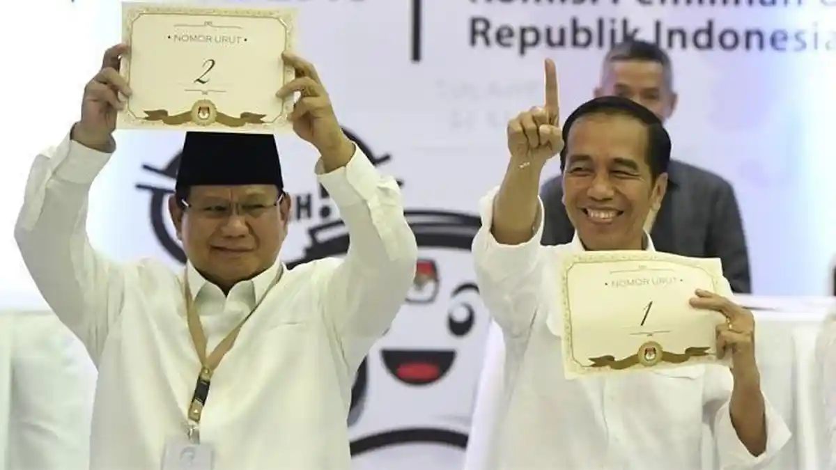 Hasil Real Count KPU Pilpres 2019 Rabu 24 April, Jam 07:45 WIB, Perolehan Suara Jokowi vs Prabowo