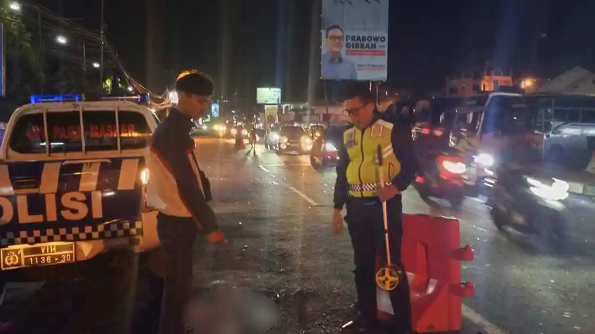 Kecelakaan Maut di Jalan Raya Puncak Bogor, Minibus Tabrak Pemotor, Pelaku Melarikan Diri