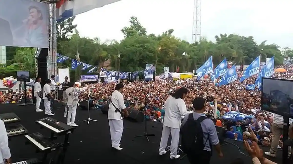 Rhoma Irama Ajak Warga Sidoarjo Memilih Prabowo-Sandi Beserta Partainya
