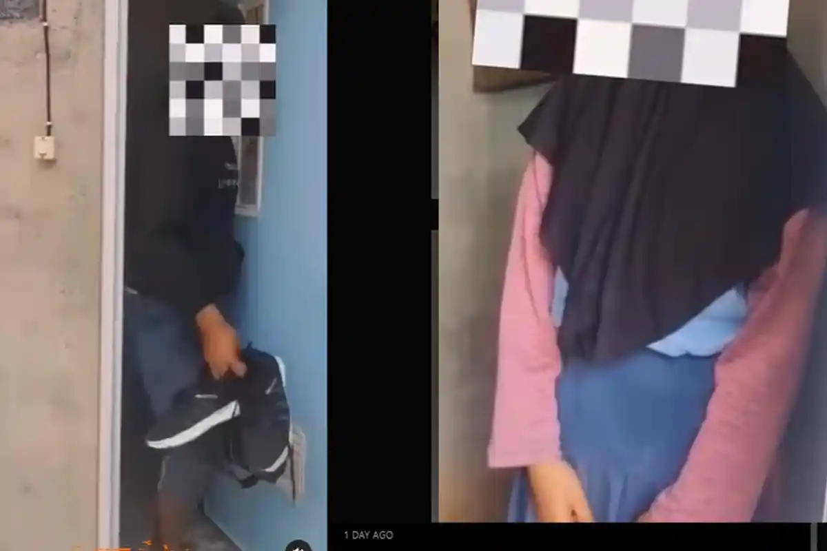 Viral Emak-emak Pergoki Remaja Akan Mesum di Kamar Mandi: 'Tak Itungi Peng Telu!'
