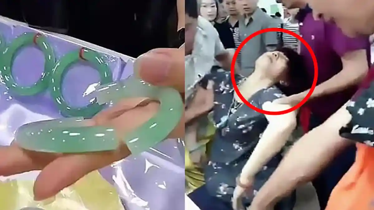 Tak Sengaja Patahkan Gelang Giok di Toko, Ibu ini Langsung Pingsan Begitu Dengar Harganya