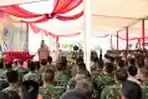 Panglima TNI Beri Pengarahan di Korem 043/Gatam