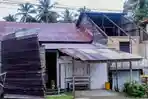 Diterpa Angin Kencang, Atap Rumah Warga Alue Pisang Abdya Terbang Hingga Lima Meter