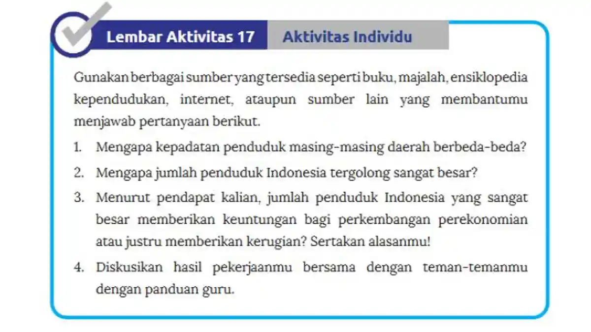 Kunci Jawaban IPS Kelas 8 SMP Halaman 281 Kurikulum Merdeka: Lembar Aktivitas 17