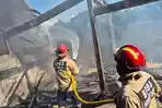 Gudang Bekas Kandang Puyuh di Berbah Ludes Terbakar, Kerugian Ditaksir Rp20 Juta