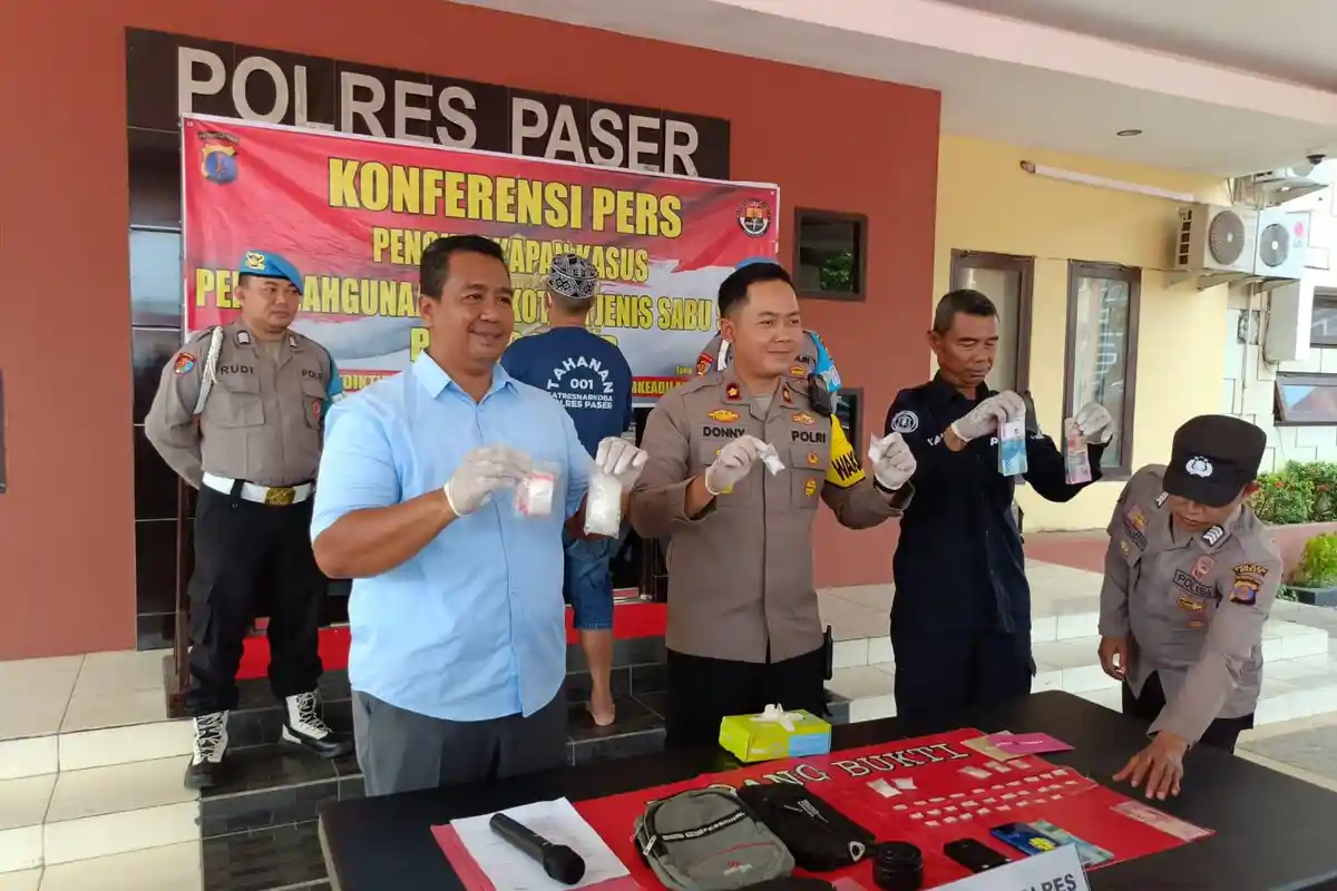 Polres Paser Bekuk 1 Pengedar Narkoba, Hasil Pengembangan Penangkapan Sebelumnya