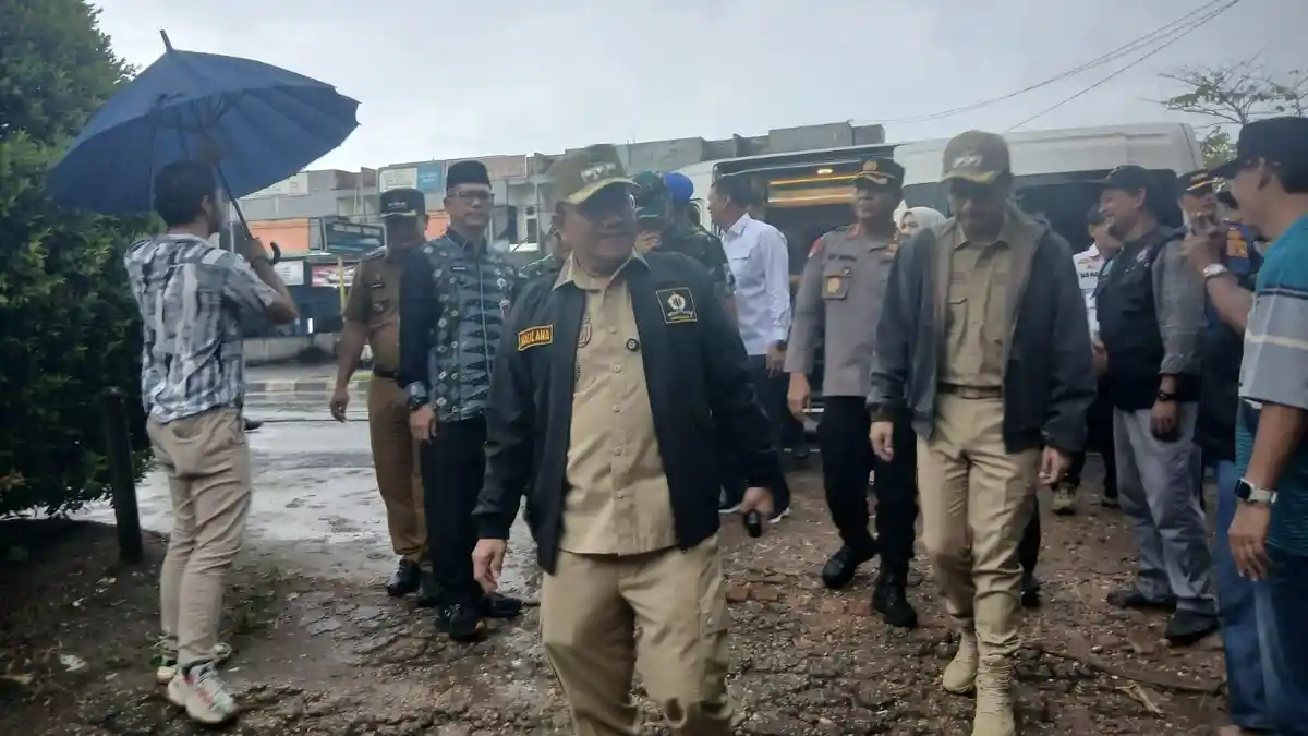 Maulanha-Diza Tinjau Pintu Masuk-Keluar Kota Jambi, Pastikan Keamanan Jelang Idulfitri