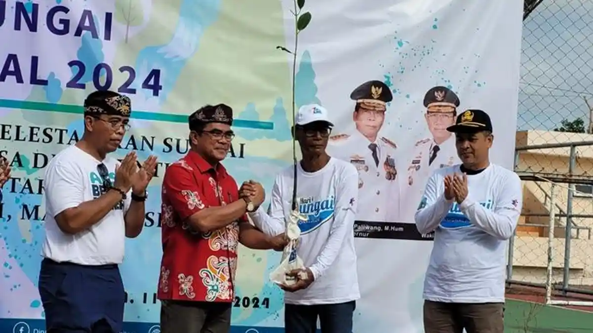 Peringatan Hari Sungai Nasional, Pemprov Kaltara Libatkan Masyarakat Aksi Bersih Sungai  