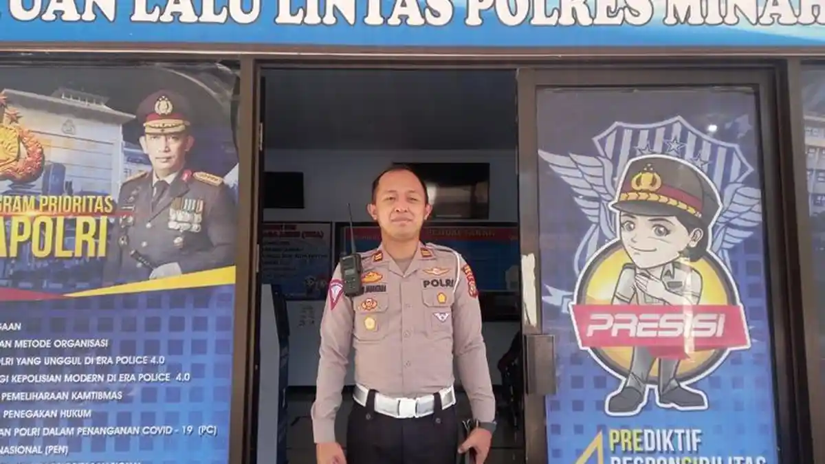 Tilang Manual Mulai Diberlakukan di Minut Sulawesi Utara, Dilakukan dengan Cara Patroli