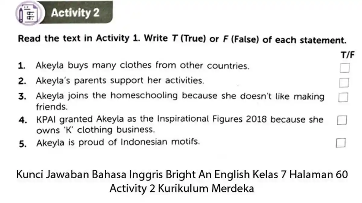 Kunci Jawaban Bahasa Inggris Bright An English Kelas 7 Halaman 60 ...