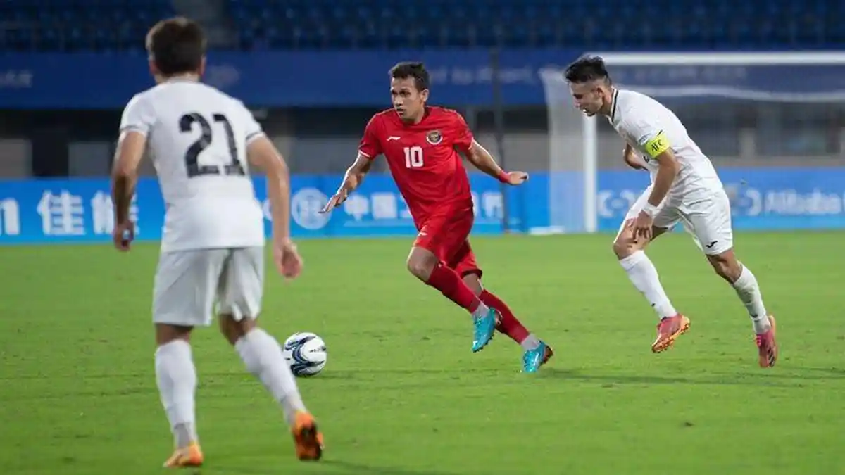 LINK Nonton Live Streaming Gratis Timnas U24 Indonesia Vs Uzbekistan Jam 15.30 WIB, Akses via HP