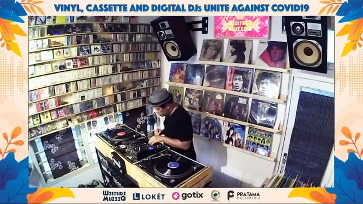 Tampil Live Facebook, 26 DJ Tampil dalam Vinyl, Casette and Digital DJ's Unite Against Covid-19